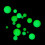 633pcs Glow Bobber Stopper Professional Float Sinkers Stops for 5
