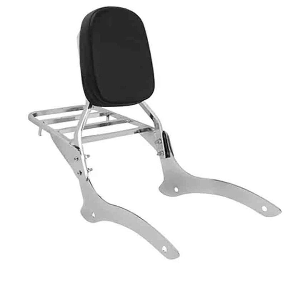 Carrier Holder Motorcycle Luggage Rack With Detachable Backrest For Drag Star Ds1100 99Up 9187378001301