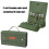 Compact Camping Spices Organizers with 10 Refillable-Army Green 3
