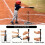 Professional Rebounds Hitting Trainer For Baseball Softball-Red 5