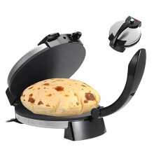 Electric Roti Maker 12Inch NonStick Tortilla Maker with Adjustable Temperature and DoubleSided Heating