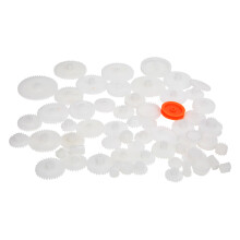 Zestaw plastikowych przekładni silnikowych do projektów DIY, wysokiej jakości plastikowy zestaw przekładni o długiej żywotności z pojedynczą