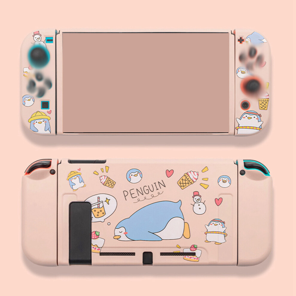 Ultra Thin Protective Case With Shock Absorption, Soft Tpu Material Ensures Anti Scratch And Dock Compatibility For Your Switch Console 9012494781403