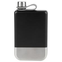 High-Quality Stainless Steel Hip Flask For Outdoor Activities, Leakproof Flask With Funnel And Rustproof Drinking Flask For Men Or Women (9 Oz)