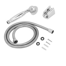 Universal G1_2 Fit Shower Hose, Large Diameter Shower Head for Enjoyable Experiences, Flexible Stainless Steel Shower Hose for Flexibility