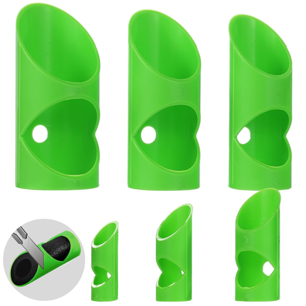 Foam Pipe Insulation Cutter Set 6 Sizes For 45 And 90 Degree Precise Smooth Cutting 9187378001578
