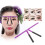 Brow Shaper For Balanced Eyebrows, Reusable Stencil With Symmetrical Marking And Easy Adjustability For All Face Types 3