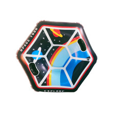 Aufblasbarer Schneebob in Familiengröße, 119,4 cm (47-Hexagon