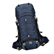 Camping-Rucksack mit atmungsaktiver Polsterung,-Dunkelblau