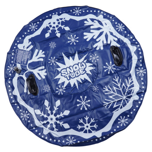 Transportable, aufblasbare Schneeschale,-Blaue Schneeflocken