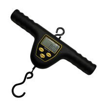 Ergonomische Angelwaage mit klappbarem Haken, 50 kg