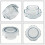Blender Lid with Plug, 64oz Low Profile HeatResistant Replacement for Vitamix Pro 750 and 7500 2