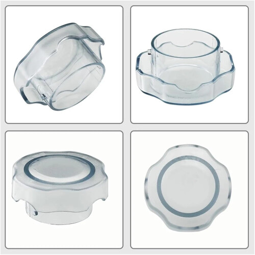 Blender Lid with Plug, 64oz Low Profile HeatResistant Replacement for Vitamix Pro 750 and 7500 1