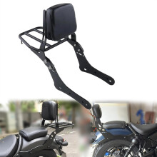 2in1 MultiPurpose Passenger Backrest Sissy Bar With Luggage Rack Compatible With Cruiser Motorcycle 20202023