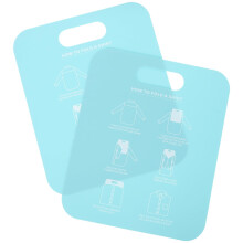 Clothes Folding Board TwoPack for Quick Shirt Folding and Wrinkle Laundry Organization