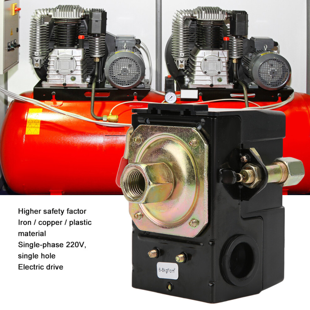 Fb-10 Electric Air Compressor Pressure Switch 8Kg 220V Black 3571379795820