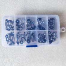 Fishing Rod Tip Kit 50Pcs Ceramic Guide Rings 1.63.8mm Rod Eye Tips Stainless Parts Compatible With Most Rods