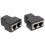 Splitter per cavo di rete Splitter Ethernet RJ45 Adattatore splitter Connettore Ethernet plug and play compatibile con router, computer, decoder e 5
