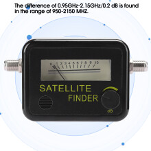 Satellite Finder Signal Strength Meter 9501 Black Digital Screen Precision Tool