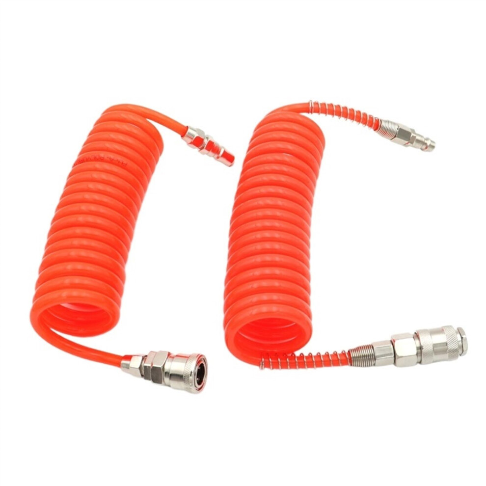 12M Pu Air Compressor Hose 8X5mm Polyurethane Pneumatic Tube With Quick Coupling Leak 9094768014974