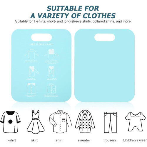 Clothes Folding Board Set for TShirts and Shirts Uniform Folding Laundry Organizer Durable 2 Pack 2