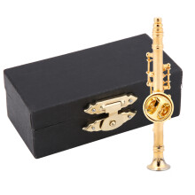 Jakkeslagsnål med musikkinstrument, miniatyrbrosje i fløyteform for menn og kvinner, unike nåler med musikkinstrumenter, gullbelagt motetilbehør