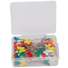 Épingles à coudre colorées à tête papillon, épingles à tête fleur pour le quilting et la confection de vêtements, épingles à coudre
