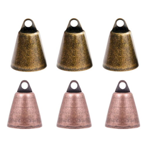 Set mit 9 Metall-Eisenglocken für-Rote antike Bronze 1