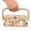 Craftsman's Haven: Sewing Basket with Comfortable PP Rope Handle, Double-Layer Storage Design for Versatile Thread Needle Storage and More, Ideal for 5