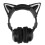 Cuffie Bluetooth 5.2 a forma di gatto con design ergonomico, effetto luce RGB personalizzabile, cuffie da gioco cablate e wireless, microfono 3