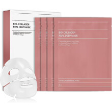 Collagen Face Mask Overnight Hydration Hydrogel Sheet for Firmness and Pore Refinement, Unscented