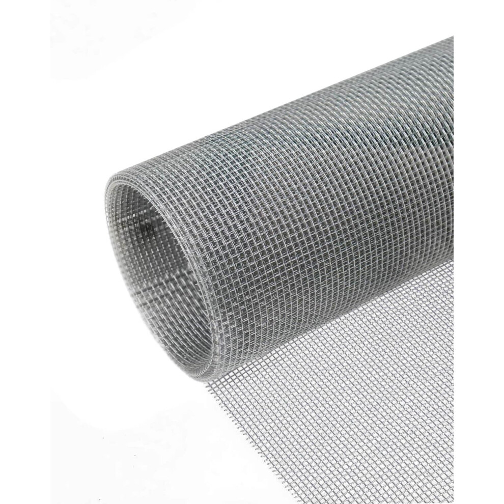 Hardware Cloth 8In X 10Ft 1/8 Inch 27 Gauge Rustproof Galvanized Steel Wire Mesh Roll For Garden 9187378003879