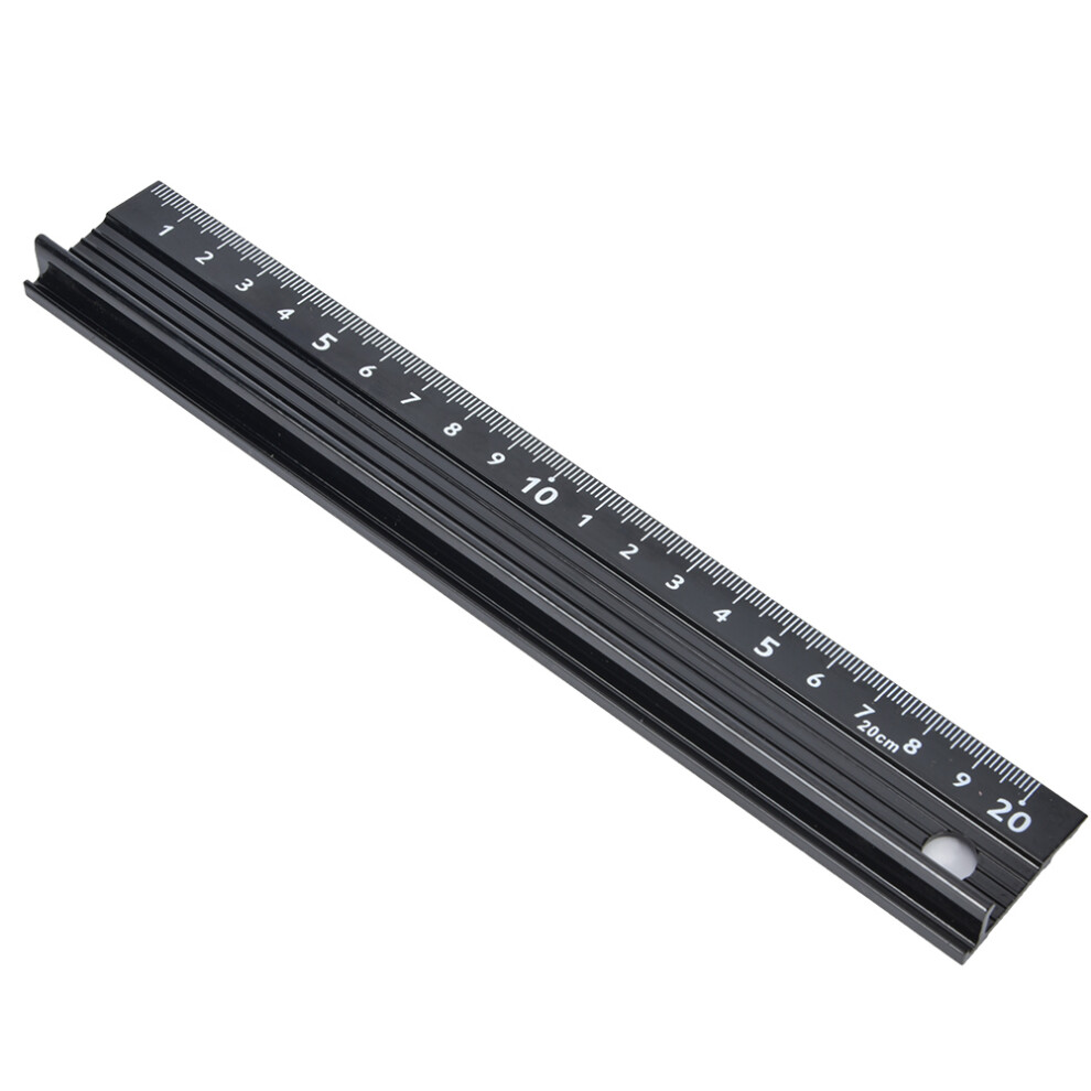 L Type Aluminum Alloy Measuring Ruler 20Cm For Length Measurement Tool` 4981379798780