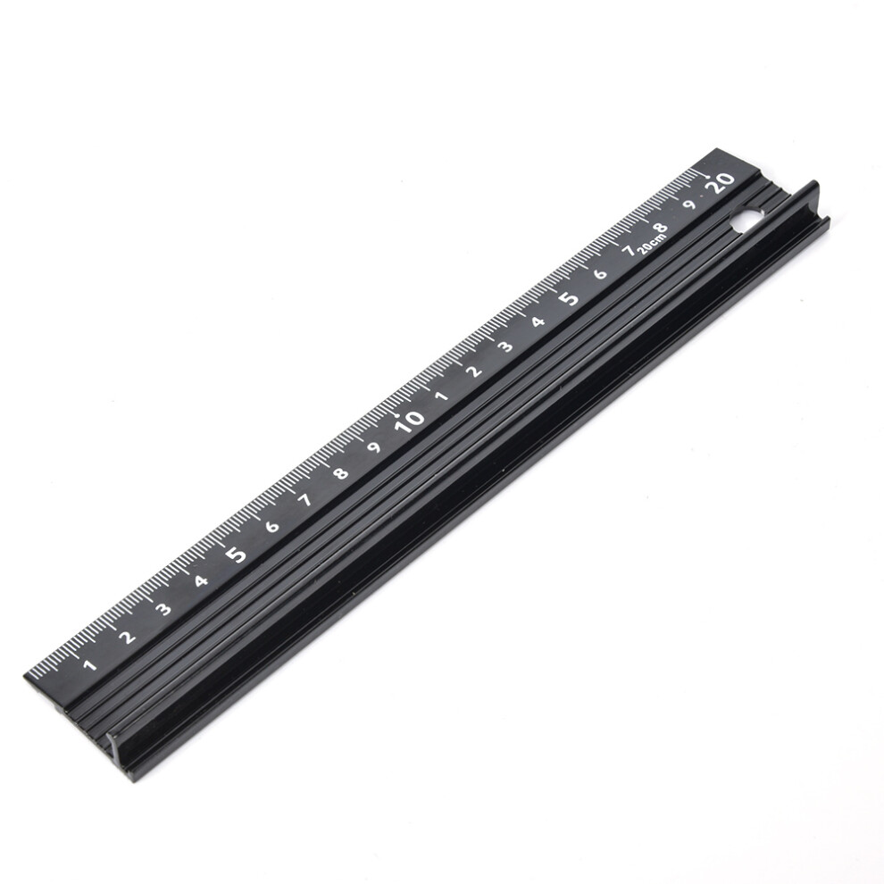 L Type Aluminum Alloy Measuring Ruler 20Cm For Length Measurement Tool` 8461382656346