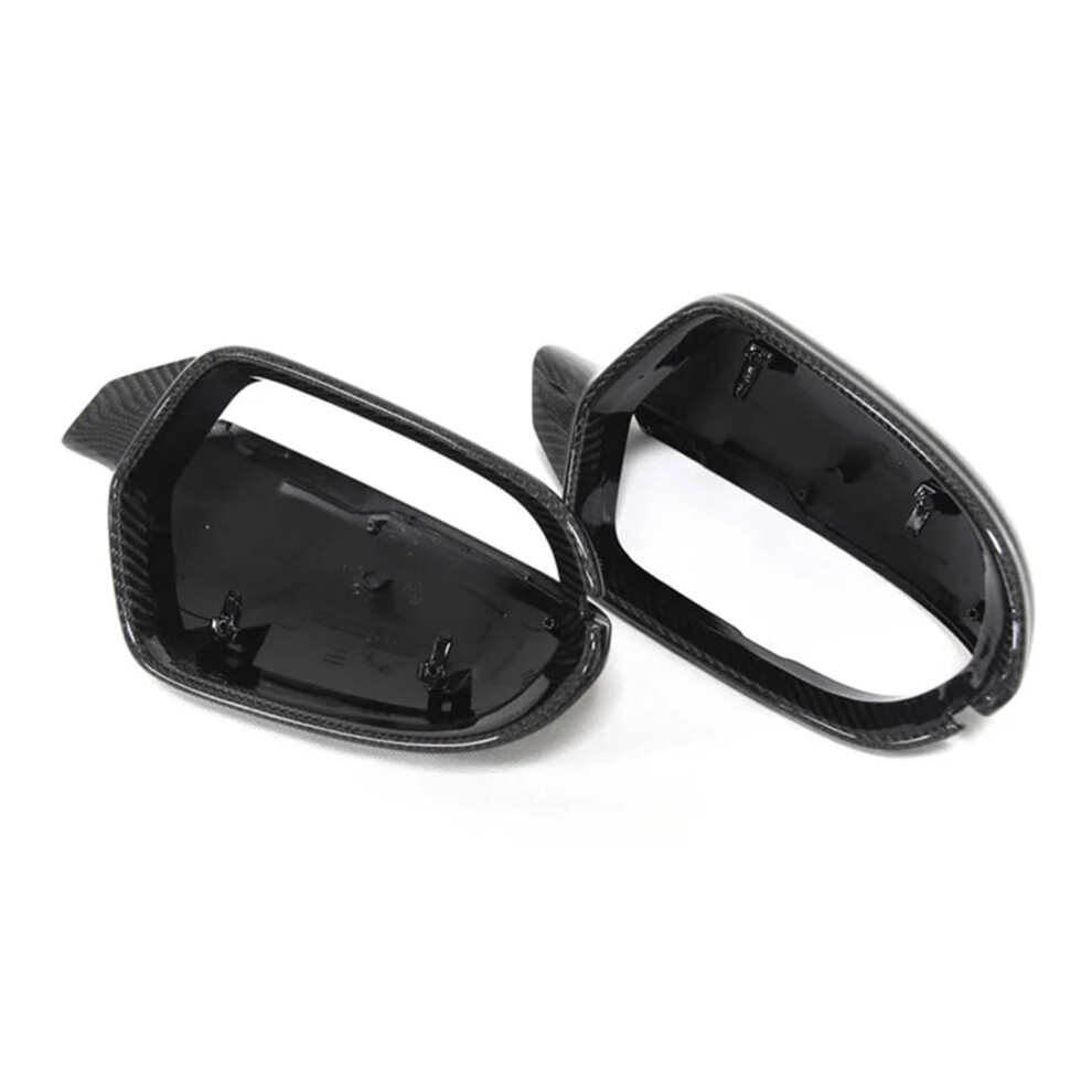 Carbon Fiber Side Mirror Caps With Lane Change Assist For Audi A6 A6l S6 Rs6 20122018 9199774789530