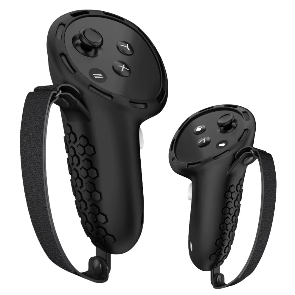 Antislip Silicone Vr Controller Grip Covers For Meta Quest 3, 2 Pack Shockresistant Set 9199774789585