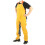 Split Leg Leather Work Apron, Comfortable Fit Durable and Fireproof Design, Adjustable Harness Flame-resistant for protection from flame and spatter 2