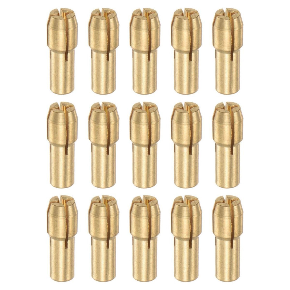 15Pcs Brass Drill Collet Set For Rotary Tool Accessories 1.6Mm Bits With 4.8Mm Shank 9094768016909