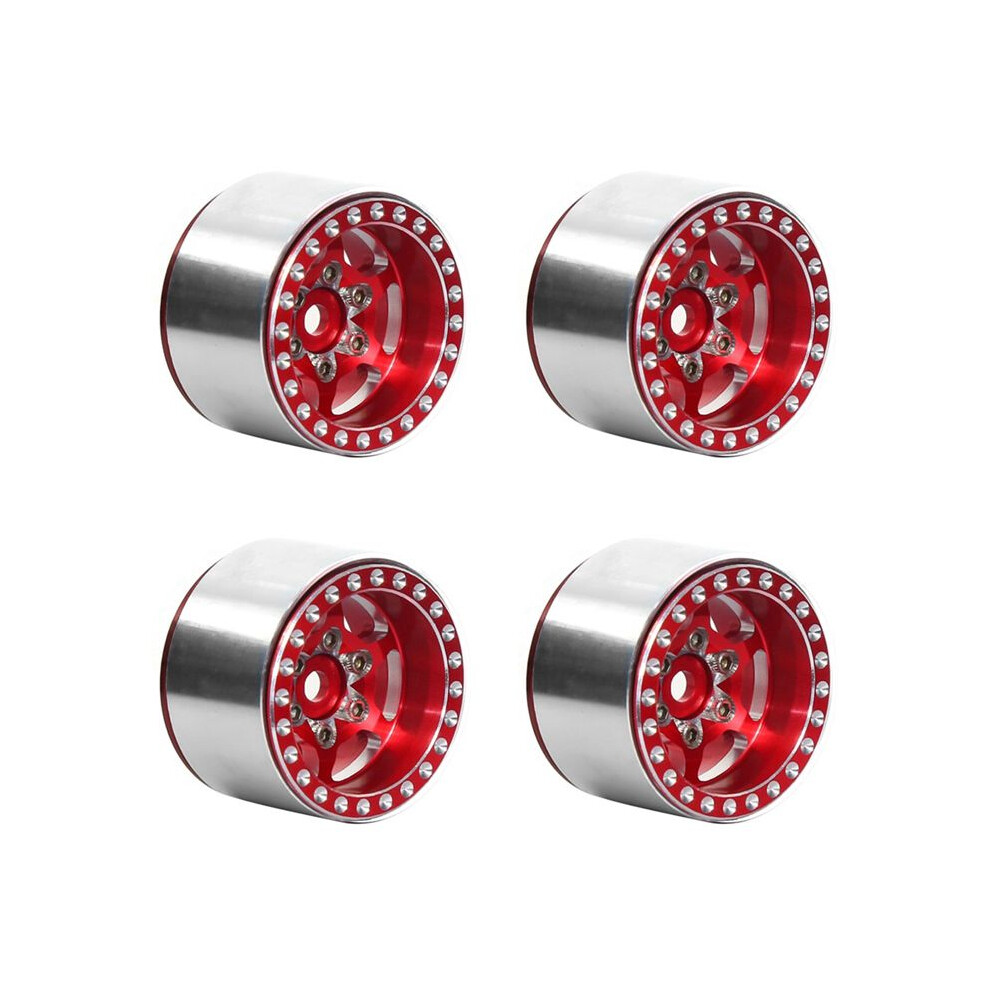 1.0 Inch Metal Beadlock Wheel Hub Wheel Rim For 1/18 Rc Crawler Car Trx4-M Bronco Scx24 Rc Parts 6033808708629