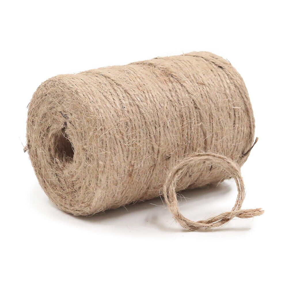 2Mm 600Ft Natural Jute Twine Rope For Crafts Gardening Gift Wrapping Ecofriendly Durable 9187378005071