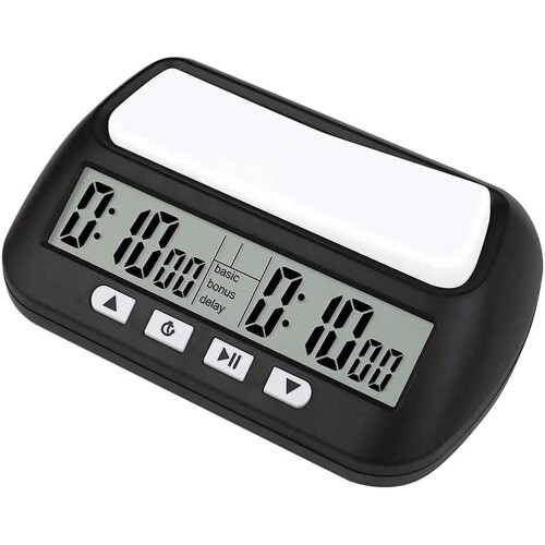 Digital Chess Clock with Countdown and Alarm, Professional Chess Timer for Tournament Play