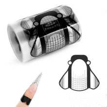 100pcs Acrylic Nail Forms with LeakResistant Seal and Adhesive Grip for Multiple Nail Shapes