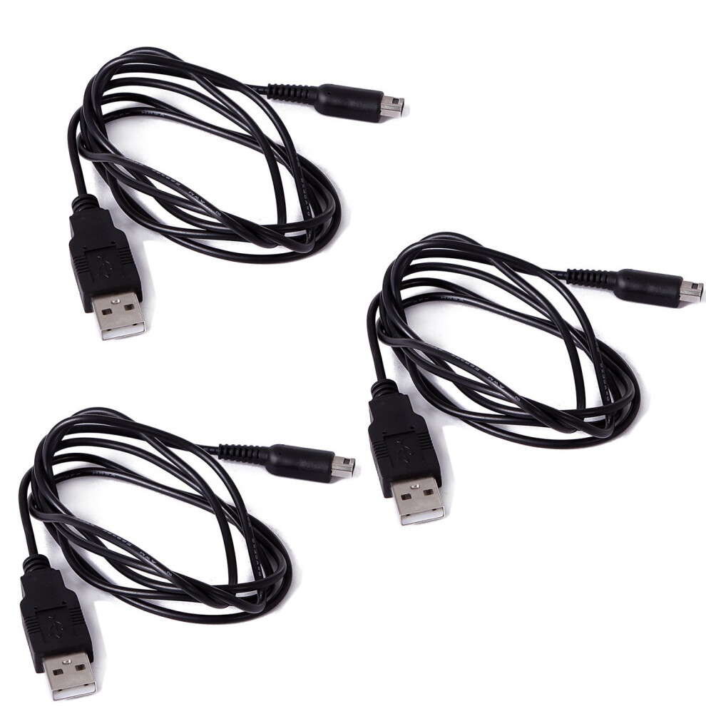 3 Pack Usb Fast Charging Cable For Nintendo 3Ds Xl 2Ds Dsi Xl Wide Console Compatibility 9199774791007