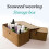 Eco-Friendly Seagrass Baskets, Handwoven Storage Bins for Multipurpose Home Organizer, Natural Rectangular Wicker Baskets with Lid for Kitchen, 4
