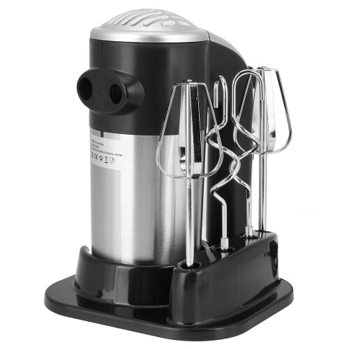 Stand And Hand Mixer Combo for Baking and Cooking, Powerful Motor for Efficient Mixing with Multi-Function Attachments, Includes Egg Beater and Milk 1