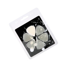 Plectre de guitare acoustique en forme de-0,71 mm, six pièces.