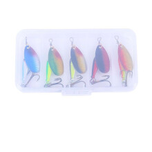 5 pièces Spinner appâts leurres de pêche paillettes appâts
