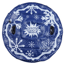 Grand tube de neige gonflable de 47-Flocons de neige bleus