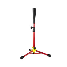 Pièces en t absorbantes choquées de trépieds de softball-Rouge