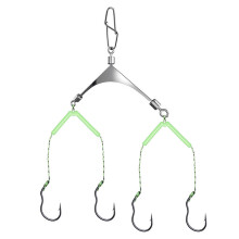 Hameçons de pêche polyvalents en acier inoxydable, avec-Non. 12